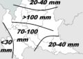 11 15 distribuzione piogge 13 15 novembre 120x86 - Previsione meteo Lecco: oggi pioggia, domani sole