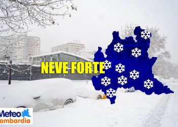 meteo con neve forte in lombardia