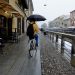 Milano naviglio in una tipica giornata miilanese.