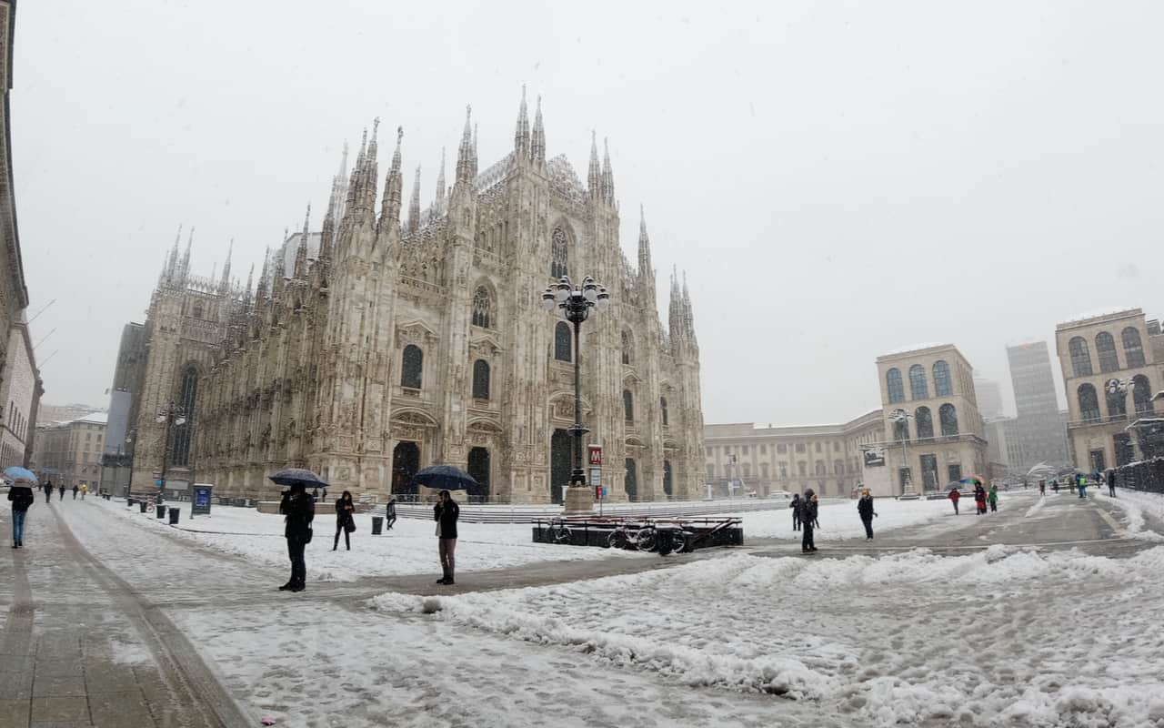 neve a milano - METEO: ecco le possibilità di NEVE al piano in Lombardia. Ci sono SORPRESE