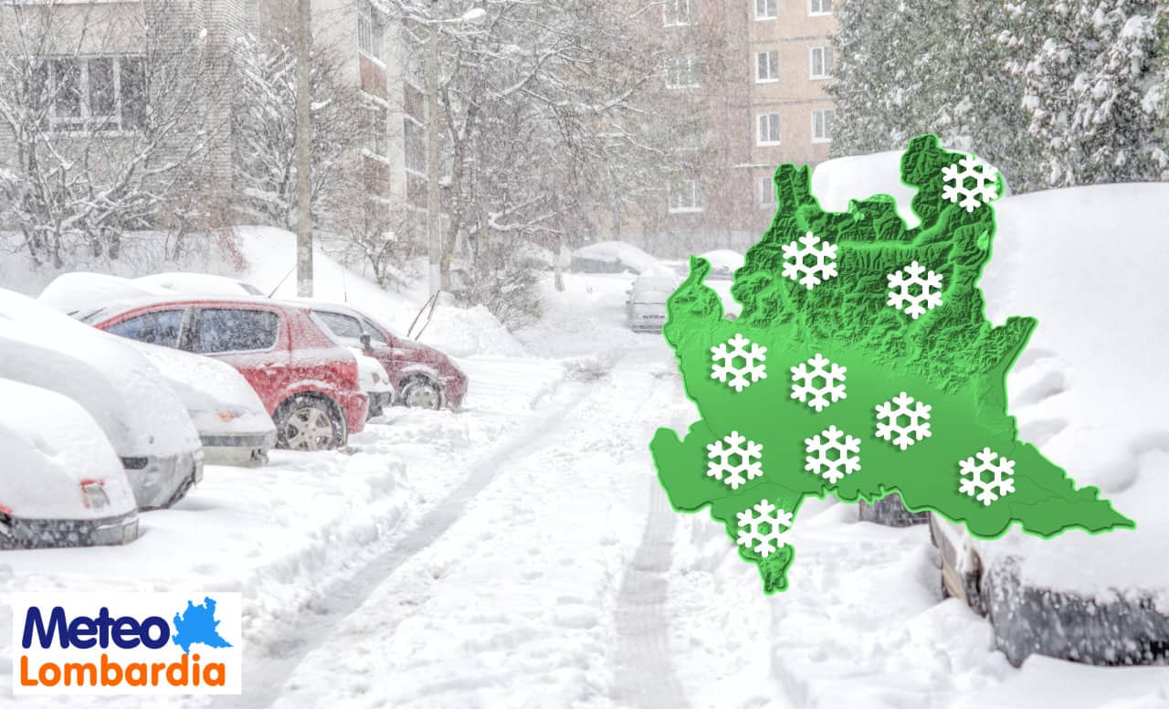 previsione meteo neve lombardia - Meteo Lombardia, arriva la NEVE in Pianura. Previsione anche per Milano