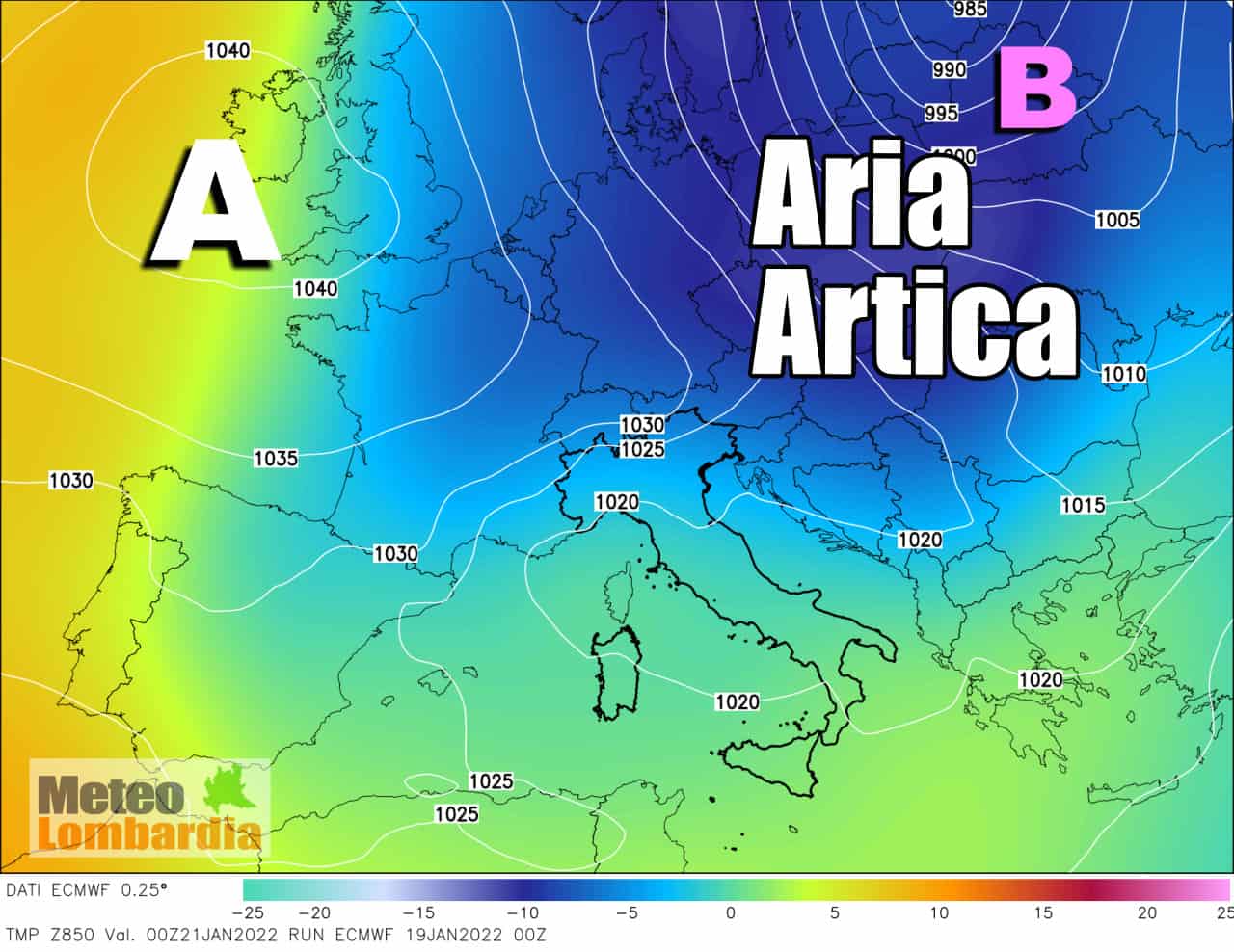 centro meteo europeo - METEO: tra FREDDO e ANTICICLONE in Lombardia. I dettagli. Foto situazione