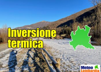 meteo lombardia con inversioni termiche