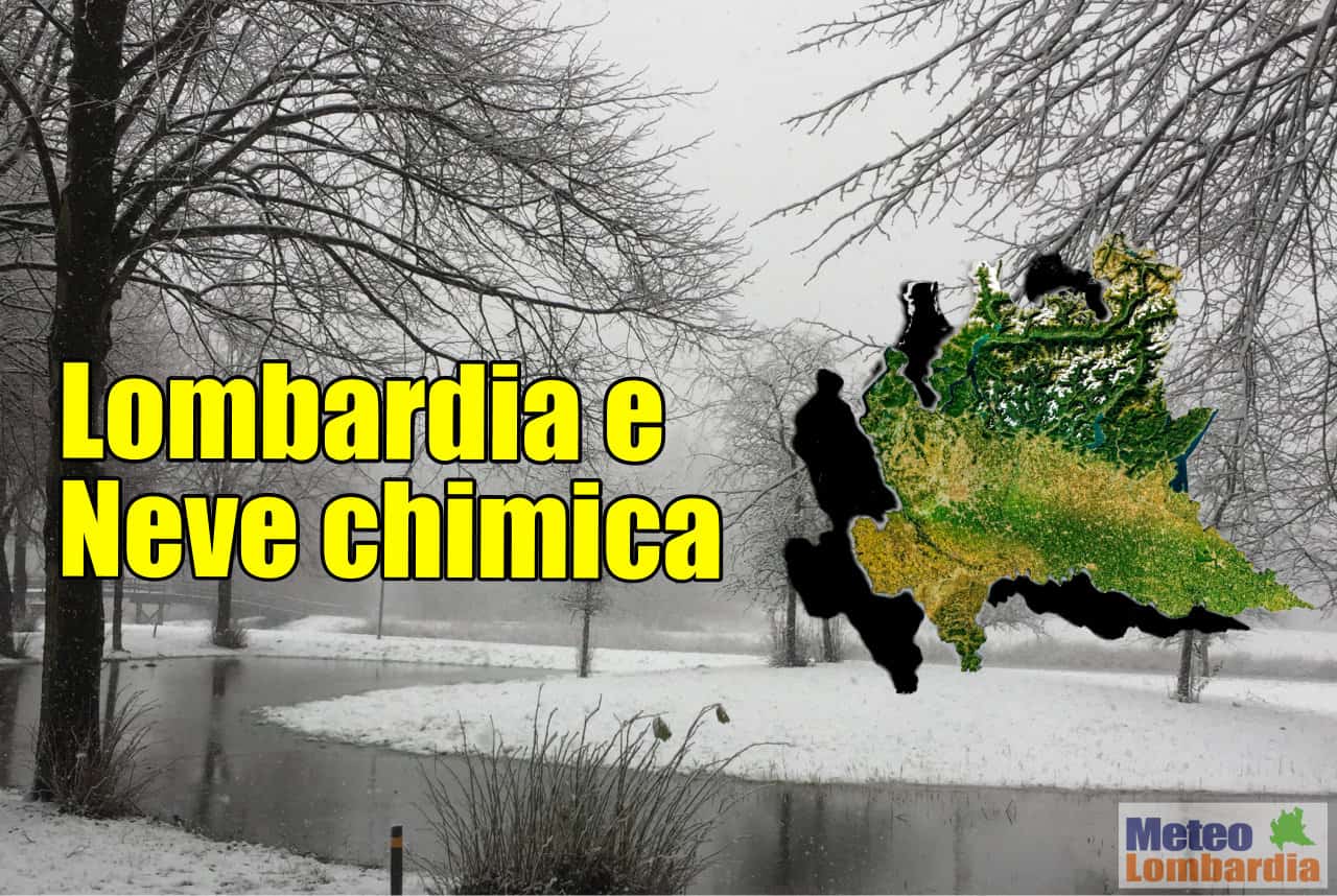 meteo lombardia con neve chimica