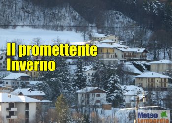 La neve copriva sino alla pianura la Lombardia dopo l'Immacolata, a Dicembre.