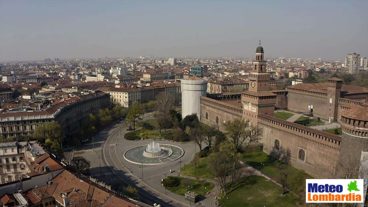milano - Meteo Lombardia: Milano, Video 4K dal drone