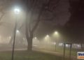 Meteo LOMBARDIA, nebbia fittissima. In pianura visibilità zero. Video