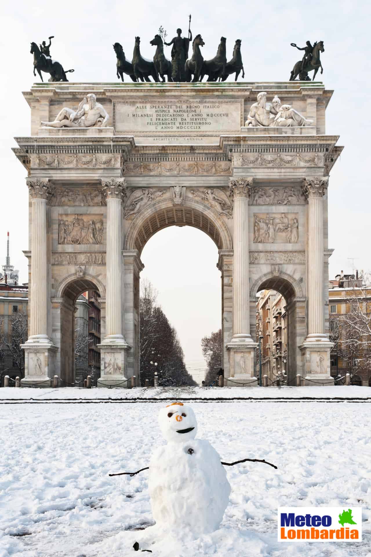 neve a milano3 - Meteo LOMBARDIA, e la neve a Milano