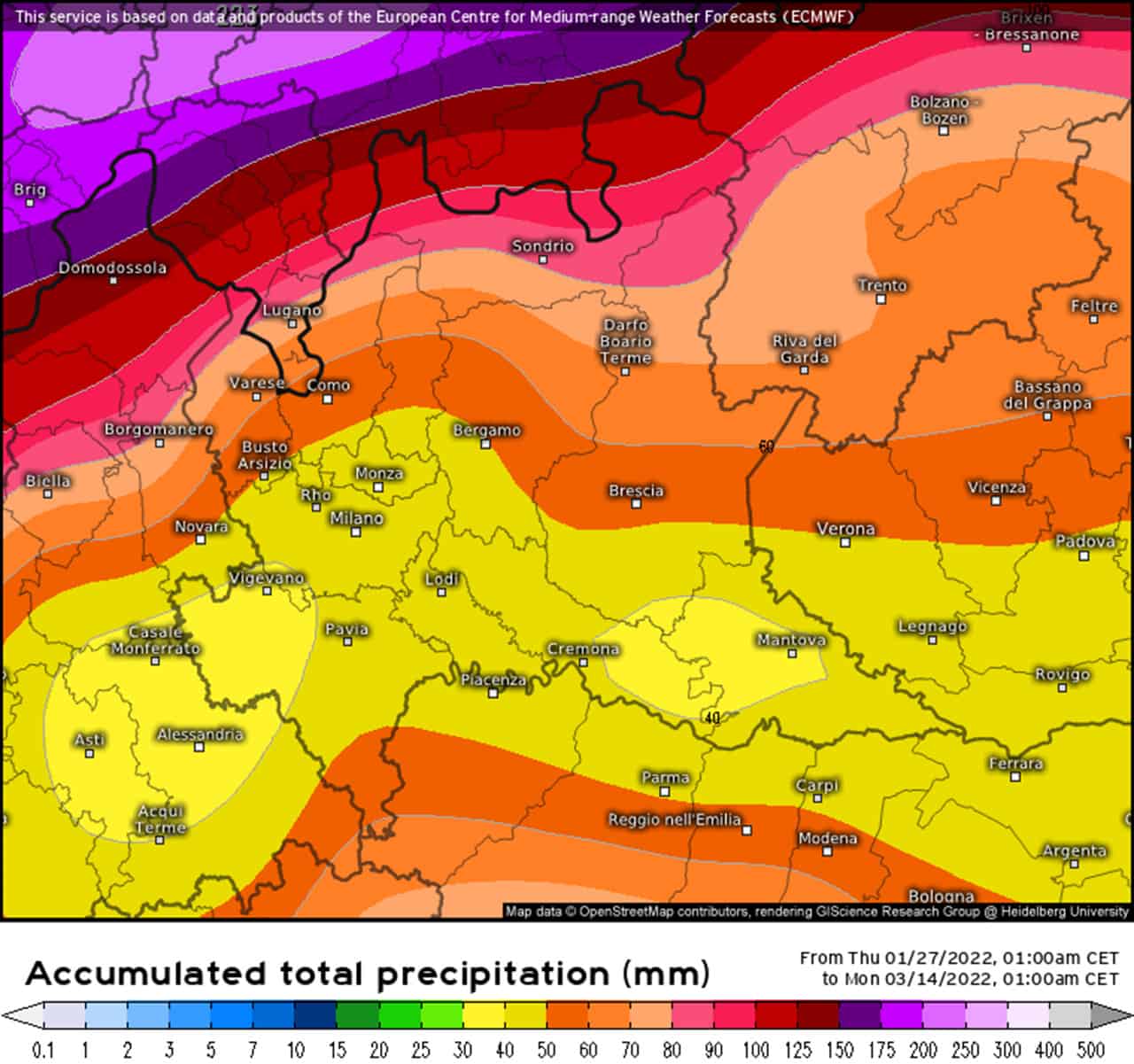 precipitazioni lombardia - Meteo LOMBARDIA: il ritorno della Neve, dati, previsioni. Anomalie acute