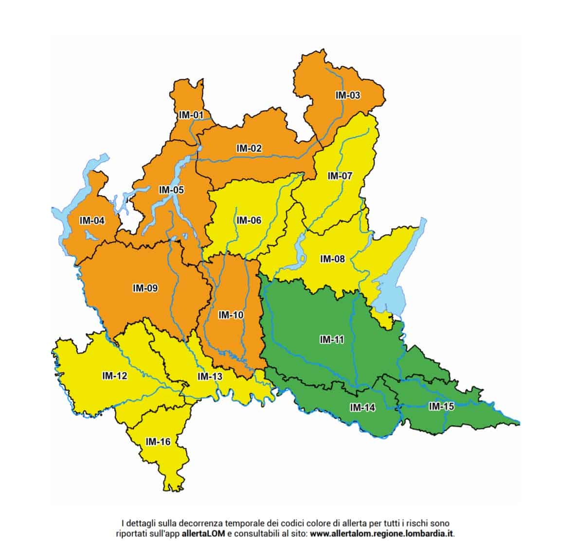 allerta meteo protezione civile lombardia - LOMBARDIA, allerta meteo della Protezione Civile