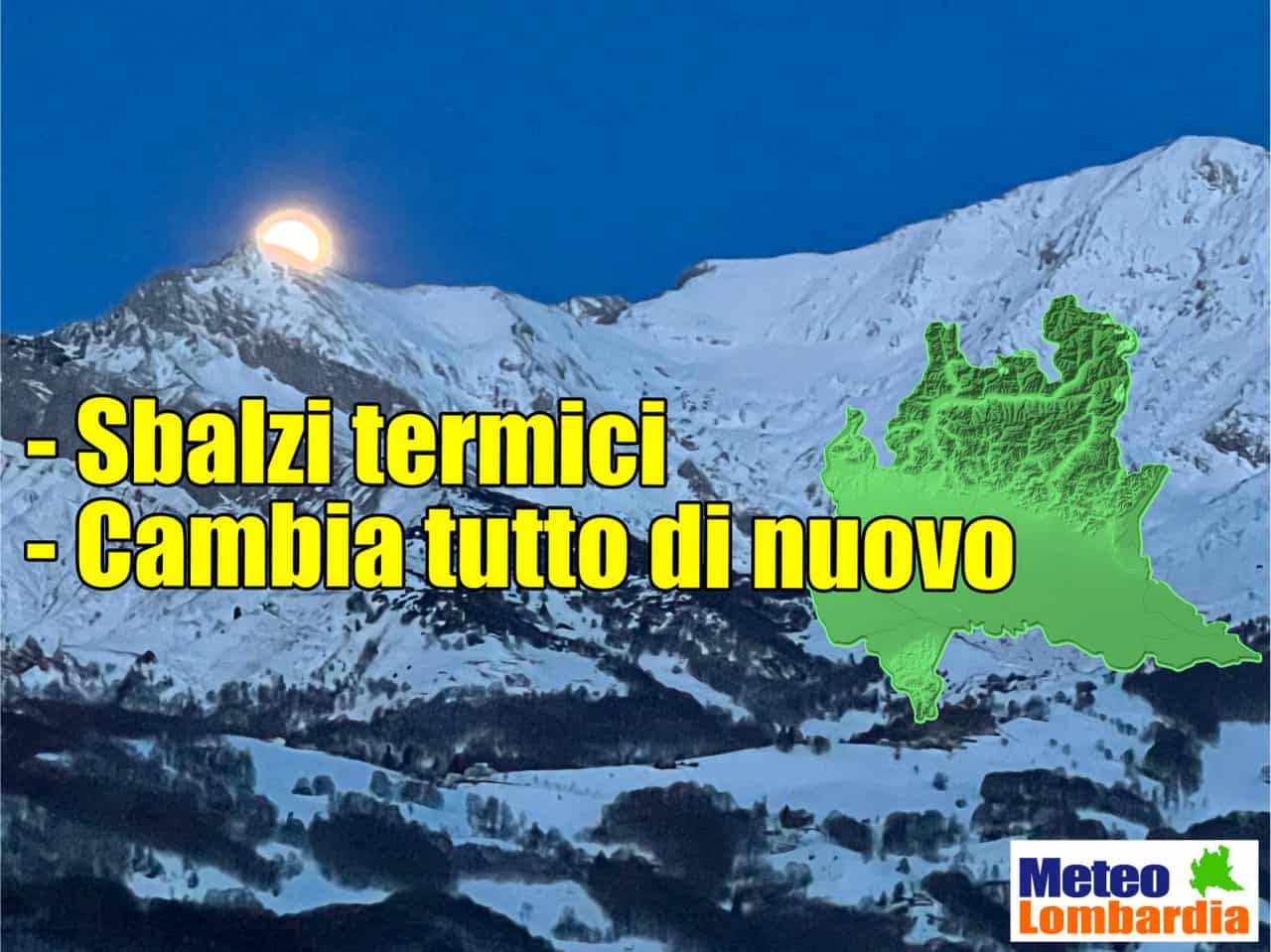 cambiamento meteo - METEO Lombardia: settimana STABILE, ma poi CAMBIAMENTO