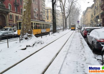 Milano e la neve. Eventi meteo sempre più rari, ormai.