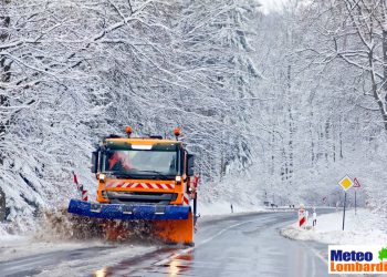 Nevicata in Valsassina.