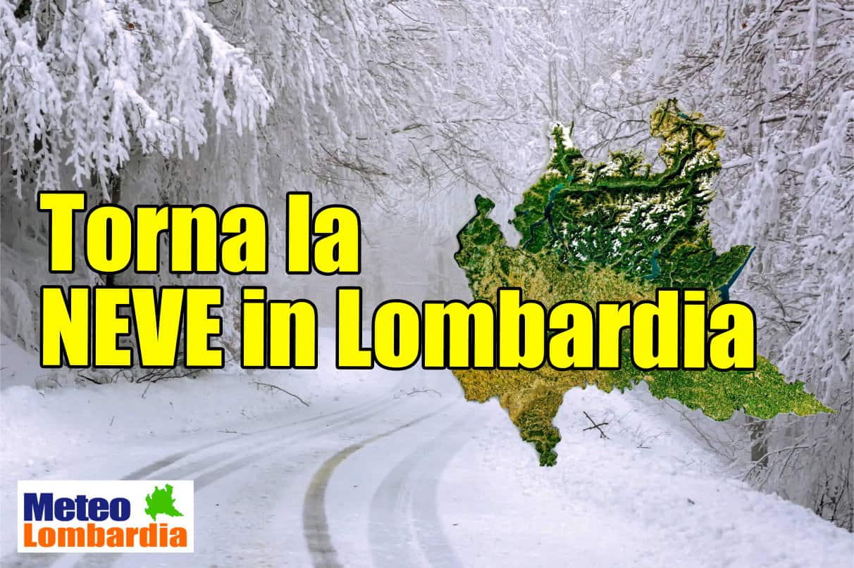 meteo lombardia neve - Meteo LOMBARDIA in attesa di una vivace nevicata. Neve forte su Alpi e Prealpi