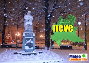 meteo lombardia prevista neve