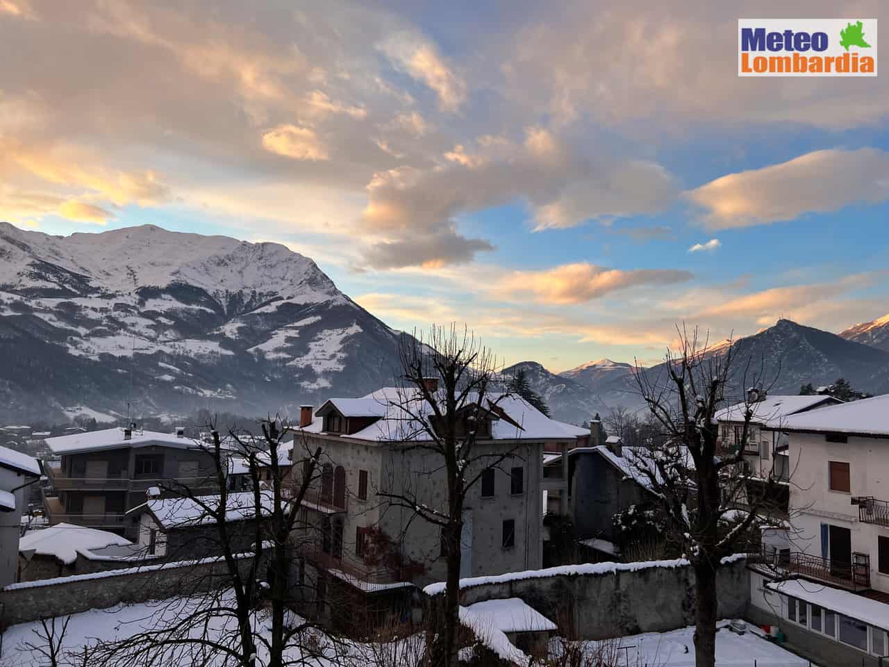 meteo lombardia11 - Meteo Lombardia, una nevicata normale in un Inverno anomalo