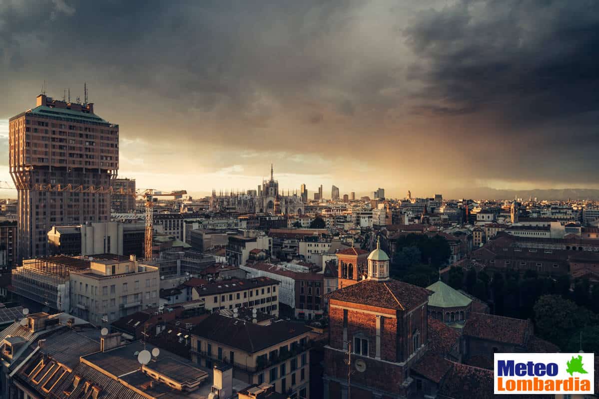 Arrivano i temporali in Lombardia.