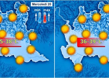 meteo lombardia del 19 07 350x250 - Meteo Lombardia: caldo INTENSO, c'è una DATA dove ritornano temporali e FRESCO